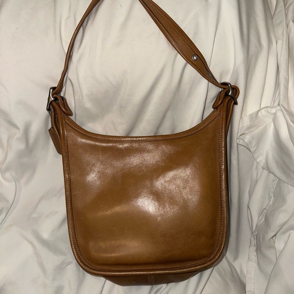 BROWN/ TAN COACH BAG - Picture 2 of 9